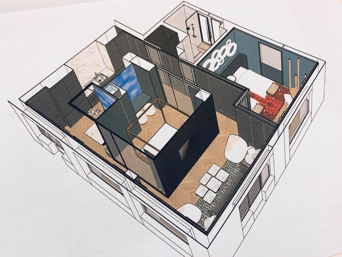 Appartement de 60 m2 tout juste rénové à Saint Malo Intra-Muros Esterno foto